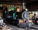 Steam Locomotive L 508 - one of two operating steam locomotivres at Shantytown